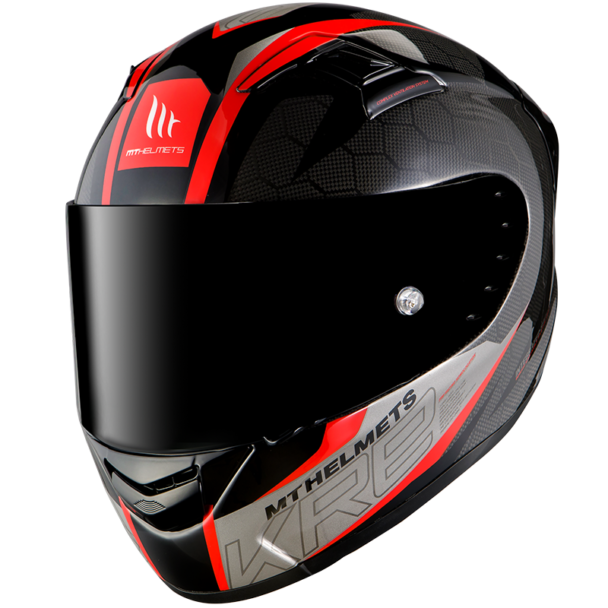 Mt Helmets Kre Snake Carbon A Gloss Red Motomarket